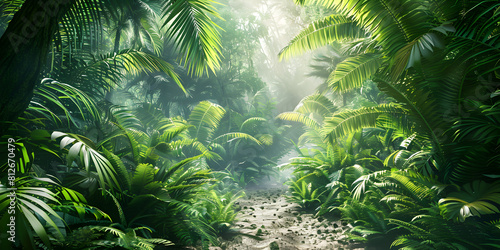 Lush Wilderness  Jungle Backgrounds for Immersive Experiences 
