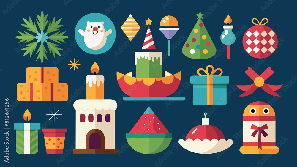 christmas Icons Set christmas Icons Set