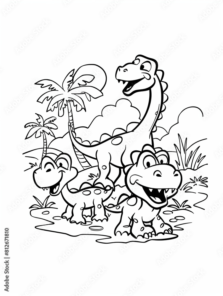 dinosaur adventure, fun coloring pages, fantasy dinosaur adventure, fun coloring pages, fantasy