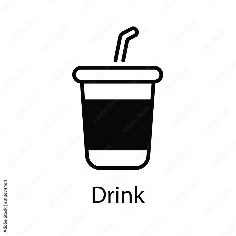 Drink vector icon Drink vector icon