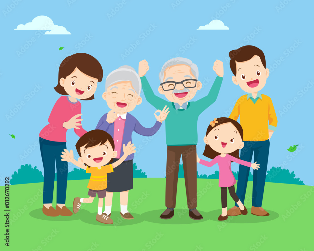 Big happy multi-generational family siblings relatives portrait Big happy multi-generational family siblings relatives portrait