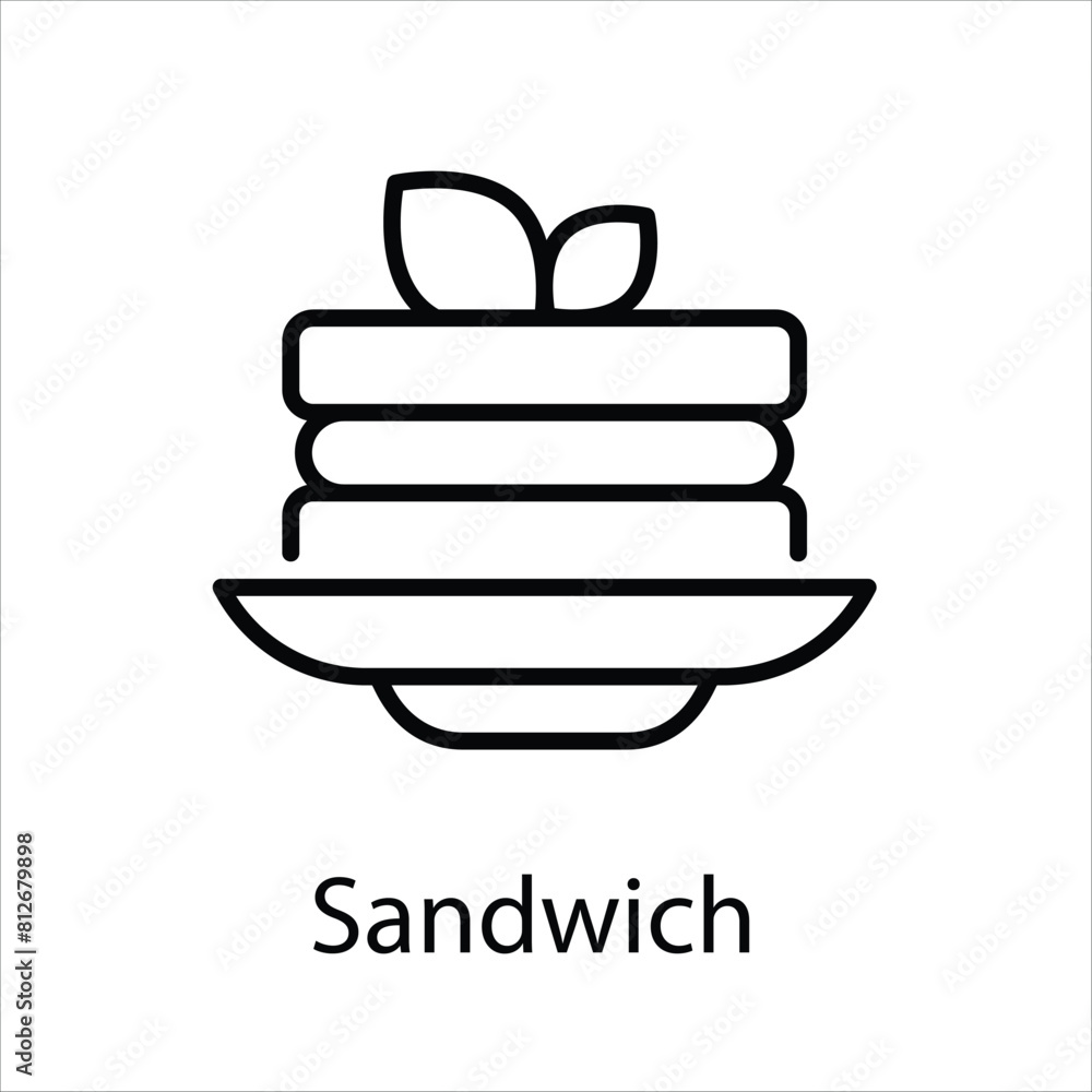 Sandwich vector icon Sandwich vector icon