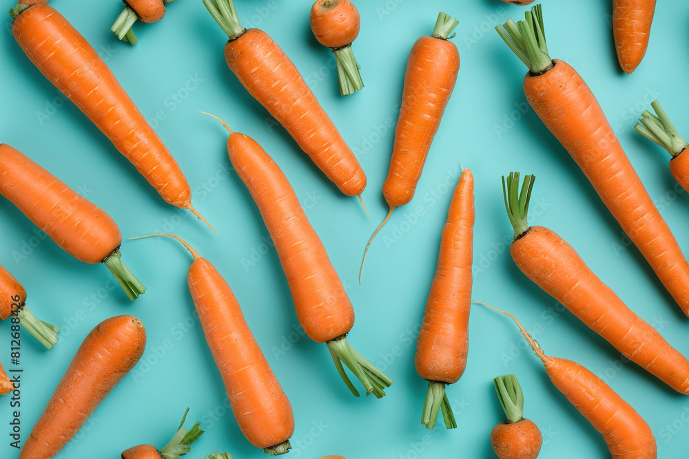 Carrot on Green Background | Fresh Produce Design | Vibrant Green, Healthy Eating, Nutrient-Rich Vegetable, Culinary Ingredient, Garden Fresh
Carrot on Green Background | Fresh Produce Design | Vibrant Green, Healthy Eating, Nutrient-Rich Vegetable, Culinary Ingredient, Garden Fresh