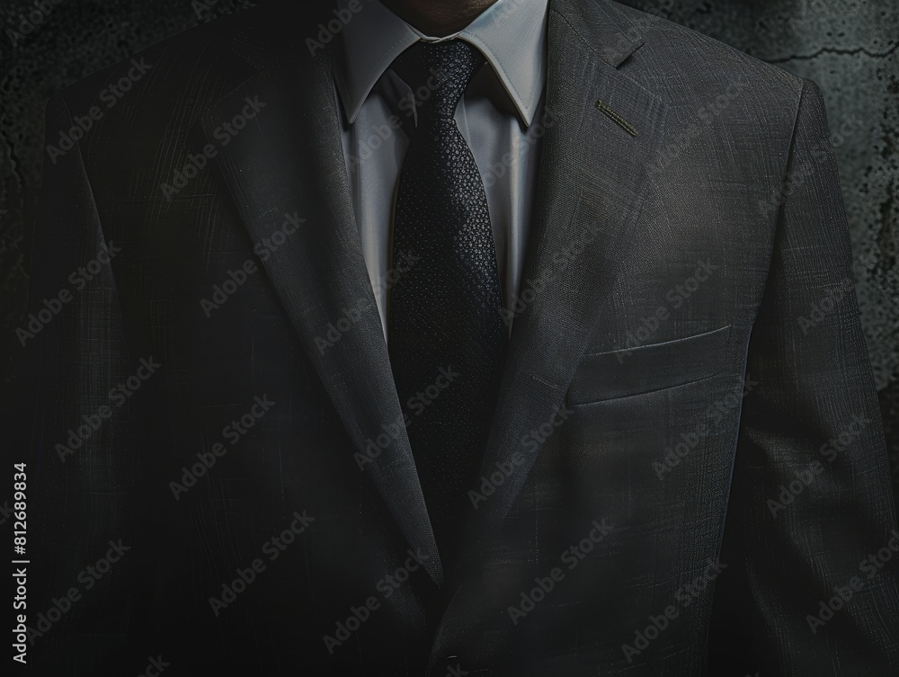 Crisp image of a male executive s torso in a charcoal grey suit, symbolizing his role in steering the company through ongoing challenges Crisp image of a male executive s torso in a charcoal grey suit, symbolizing his role in steering the company through ongoing challenges