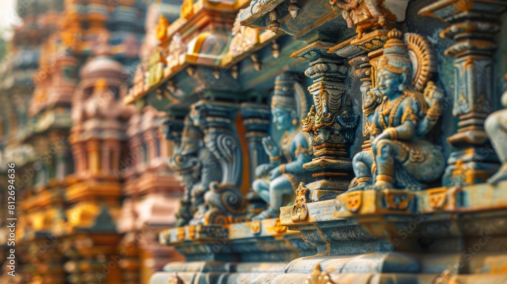 Minakshi Temple Gopurams