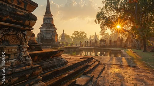 Sukhothai Temple Ruins © mogamju