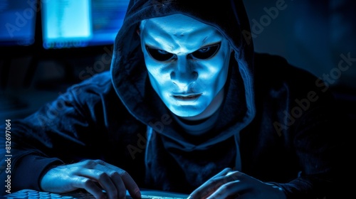 The Faceless Cyber Hacker photo