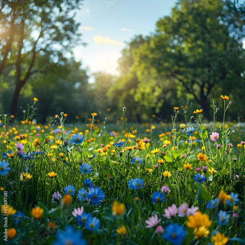 field of wildflowers