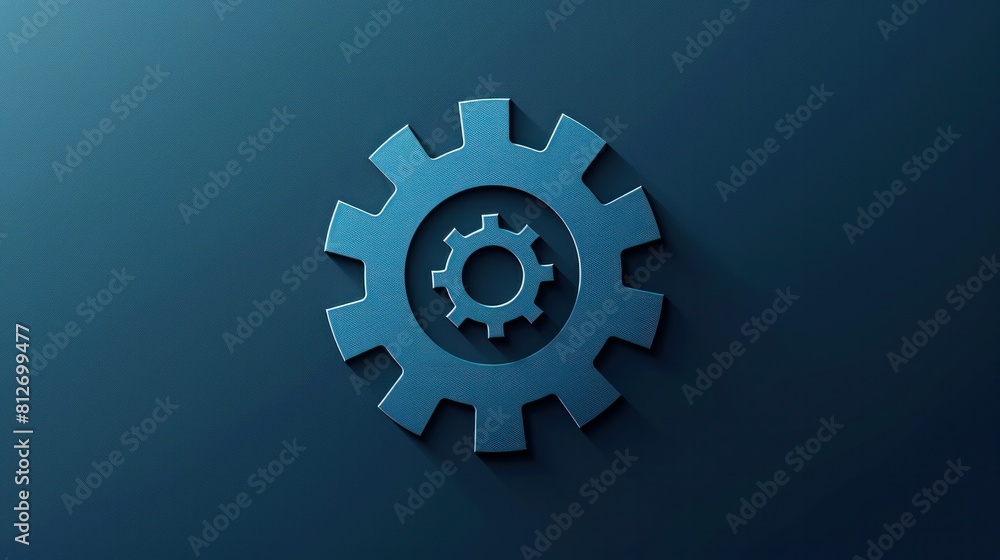 A simple yet effective vector illustration of a gear icon, symbolizing settings, mechanics, and industry. A simple yet effective vector illustration of a gear icon, symbolizing settings, mechanics, and industry.