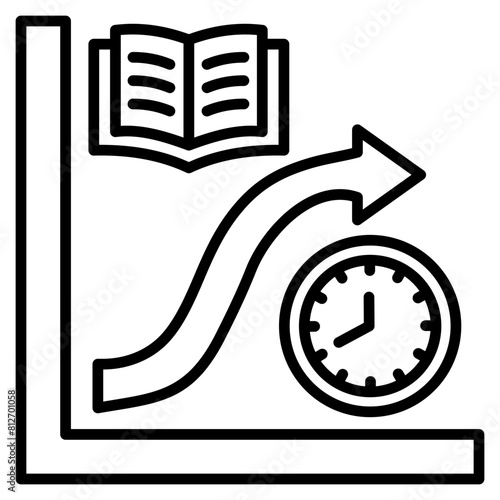 Learning Curve Icon