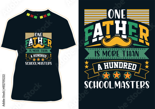 Happy Fathers Day T-shirt Design