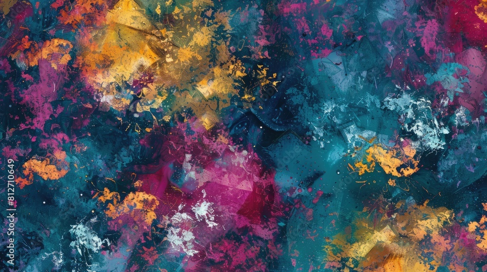 Abstract design printed digitally Abstract design printed digitally