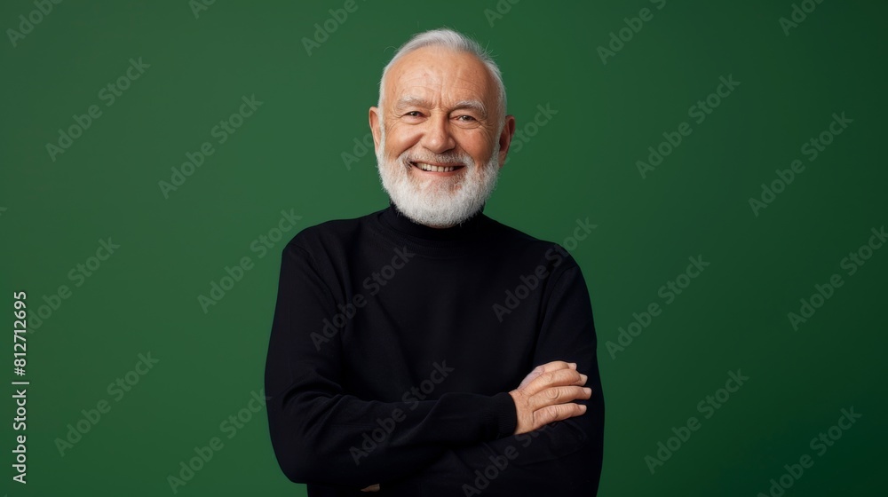 A Smiling Senior Man's Portrait