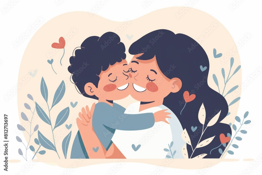 A couple embracing each other, suitable for relationship concepts A couple embracing each other, suitable for relationship concepts