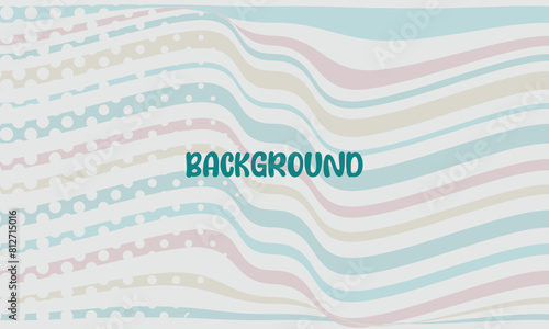 Abstract background with wavy lines. Vector illustration for your design.