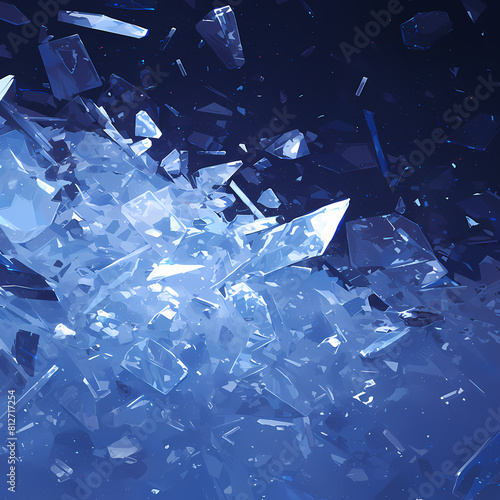 A Journey Through Time and Space: Scattered Shards of Crushed Ice in a Darkened Universe