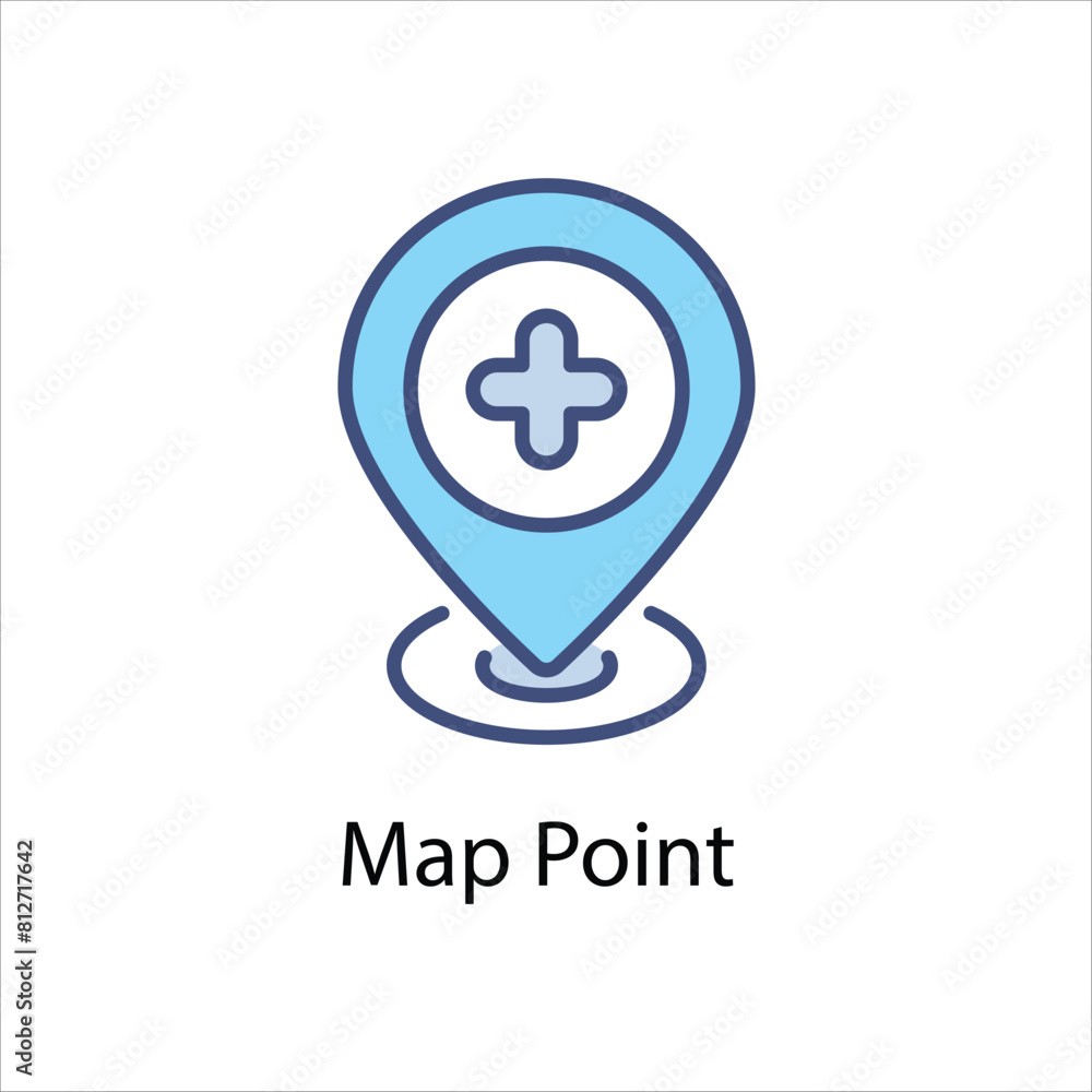 Map Point  vector icon