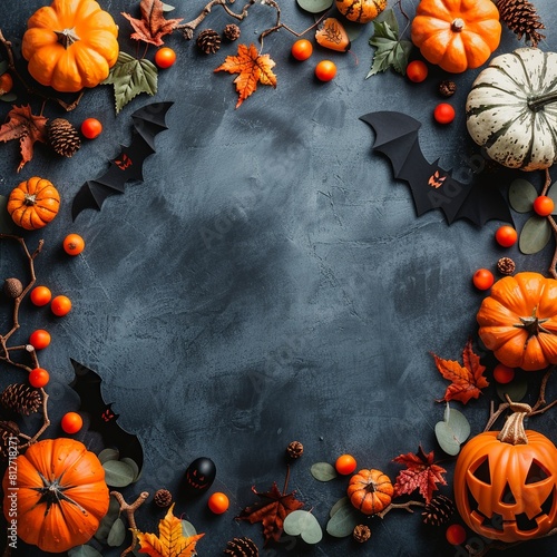 Send spooky greetings with our Halloween-themed card featuring a writable background. Personalize your message against a haunting backdrop for a memorable holiday gesture. photo