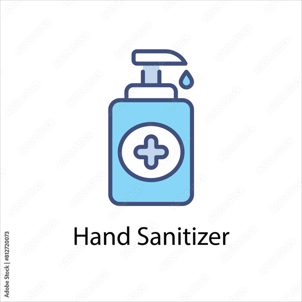 Hand Sanitizer vector icon Hand Sanitizer vector icon