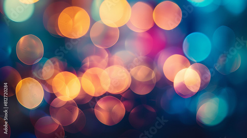abstract colorful background bokeh 