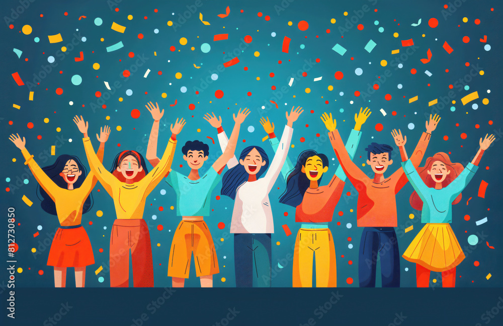 Capturing the Spirit of Youth. A Masterclass in Vector Illustration for International Youth Day Capturing the Spirit of Youth. A Masterclass in Vector Illustration for International Youth Day