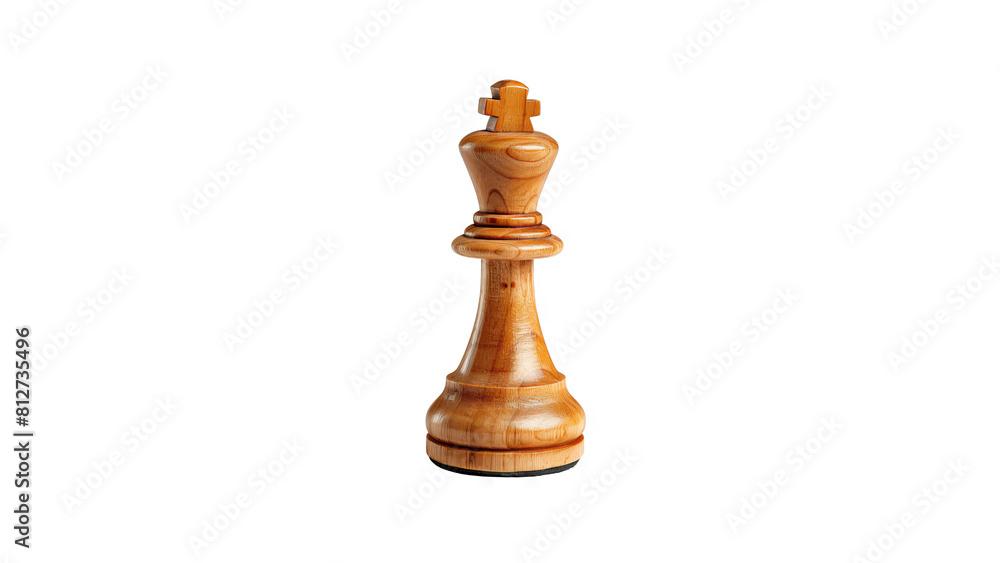 3D rendering of a chess king piece, isolated on a transparent background. 3D rendering of a chess king piece, isolated on a transparent background.