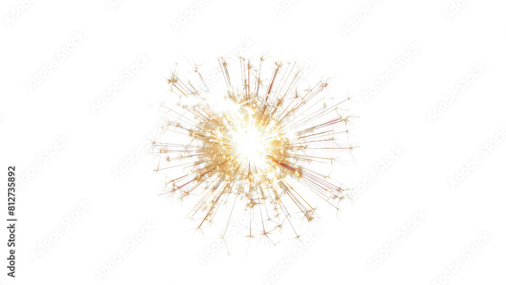 Fototapeta premium Abstract render of a fireworks flower.