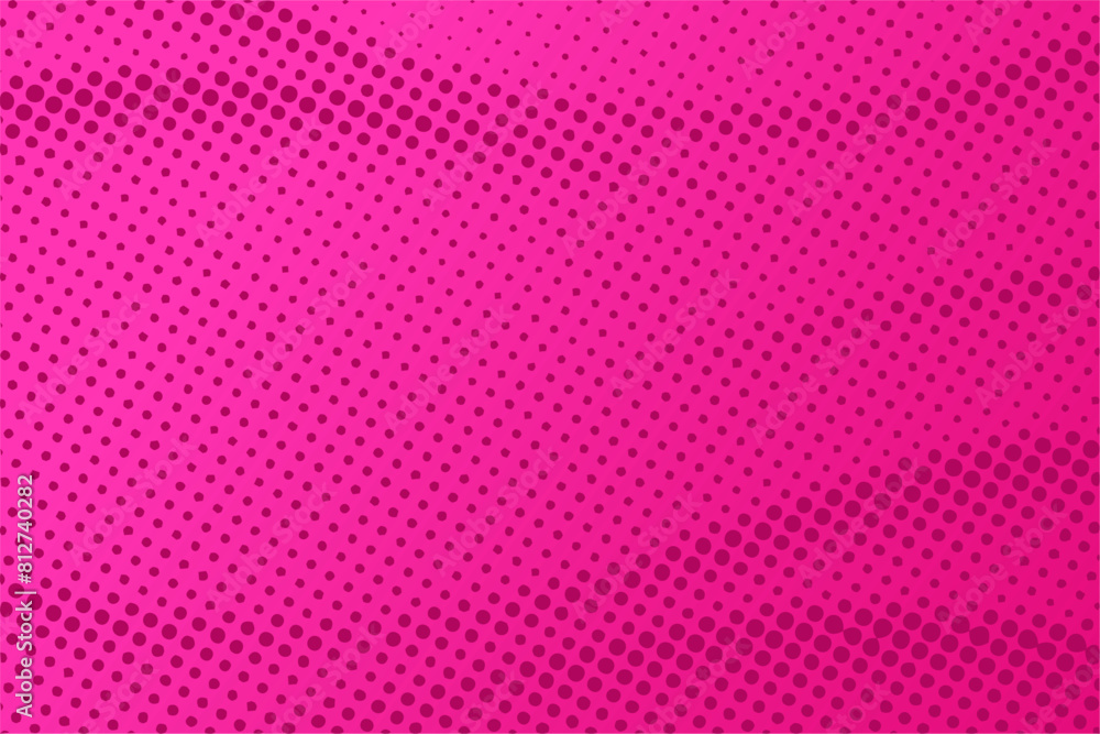 Dotted halftone pattern on magenta background. Abstract retro pop art texture for presentation, wallpaper, flyer, banner, poster, banner, brochure and more. Dotted halftone pattern on magenta background. Abstract retro pop art texture for presentation, wallpaper, flyer, banner, poster, banner, brochure and more.