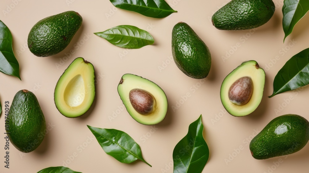 Wholesome Avocado Oil: Capturing the Essence of Avocado Fruit and Leaves- Presented in a Striking Wholesome Avocado Oil: Capturing the Essence of Avocado Fruit and Leaves- Presented in a Striking
