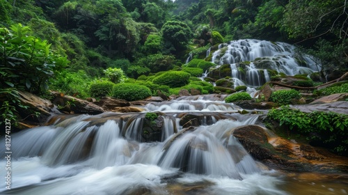 Datanla Waterfall in Dalat  Vietnam Mountain Stream