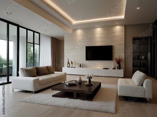 different interior design of modern bedroom.   © Tahira