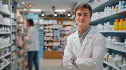 A Confident Young Pharmacist