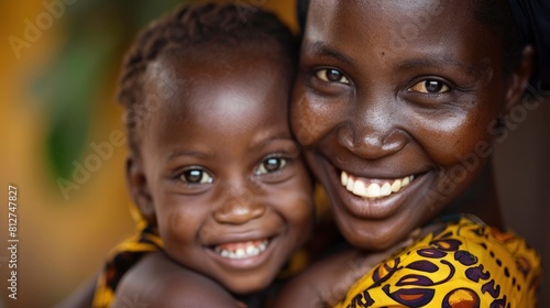 Radiant Parent s Smile Exuding Warmth and Affection Towards Their Beloved Child