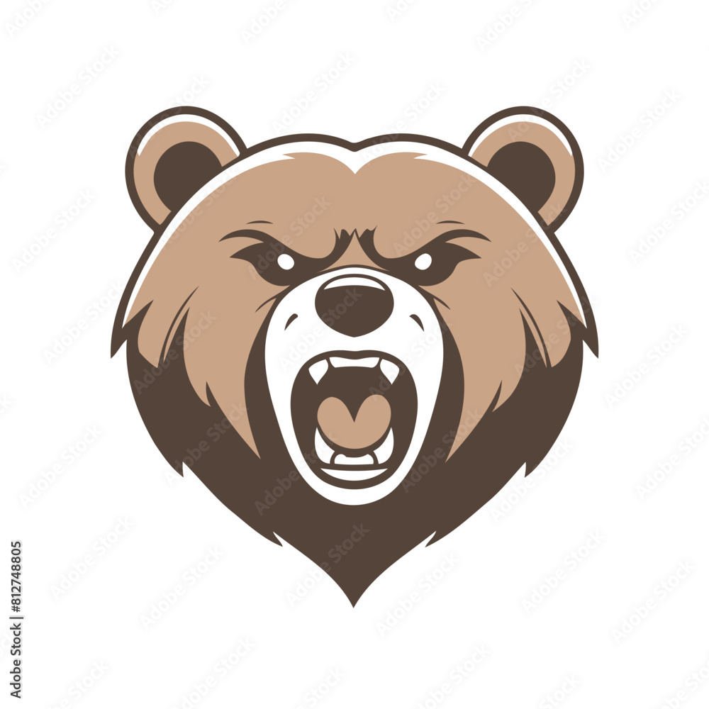 Vector illustration of a winsome Bear for children's literature Vector illustration of a winsome Bear for children's literature