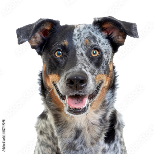 Australian Cattle Dog  isolated on white background  perfect for PNG diecut