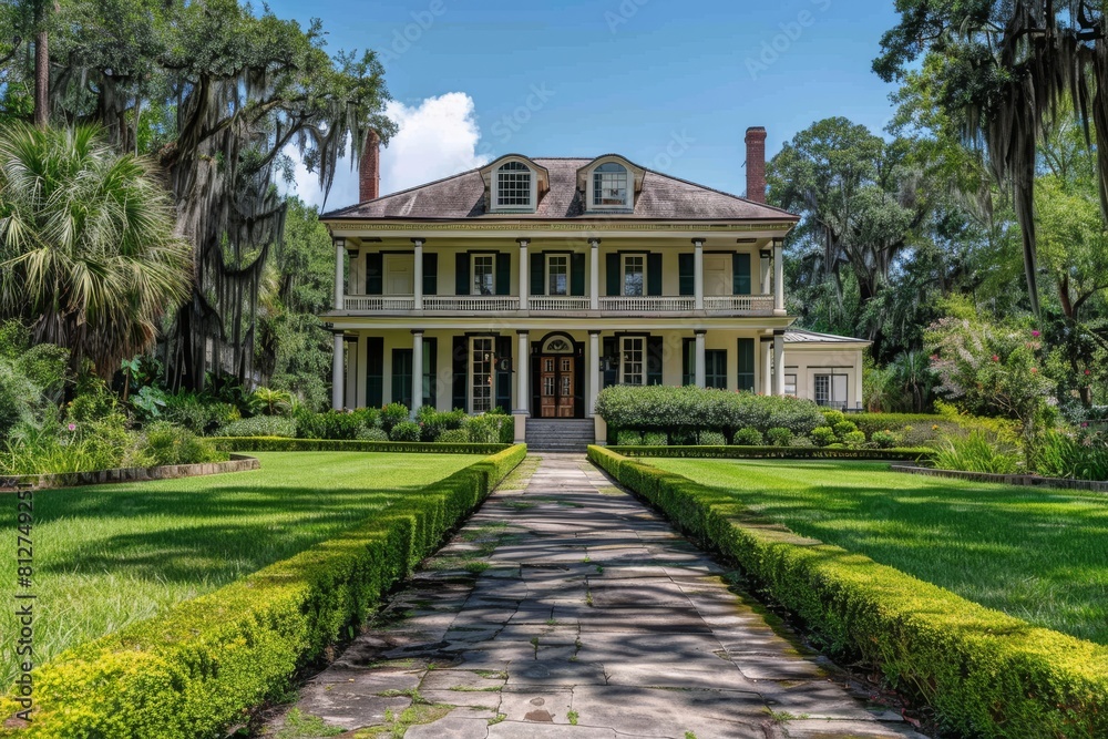 Historical Significance, Restored Colonial Mansion with Historical Marker and Tour Guide