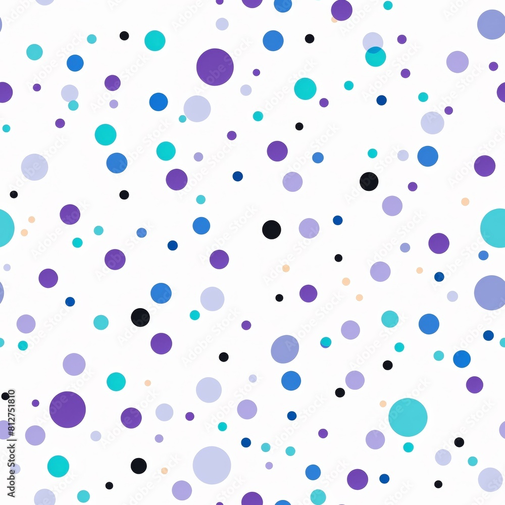 Colorful polka dot pattern. Seamless background. Colorful polka dot pattern. Seamless background.