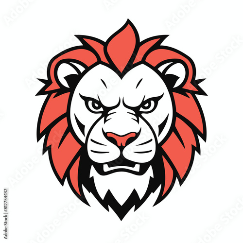 Vector illustration of a sweet Lion for youngsters' imaginative journeys