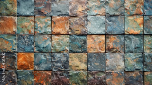 Ceramic tile wall texture