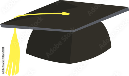Graduation hat design icon
