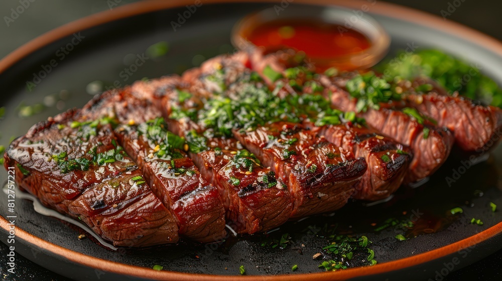 Photo of a picanha in plate