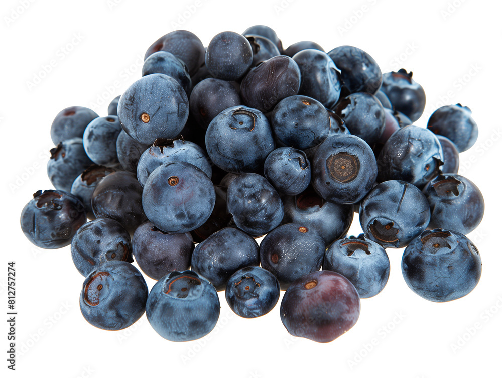 A Pile of Blueberries with a Transparent Background PNG A Pile of Blueberries with a Transparent Background PNG