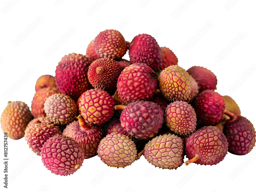 A Pile of Lychee with a Transparent Background PNG A Pile of Lychee with a Transparent Background PNG