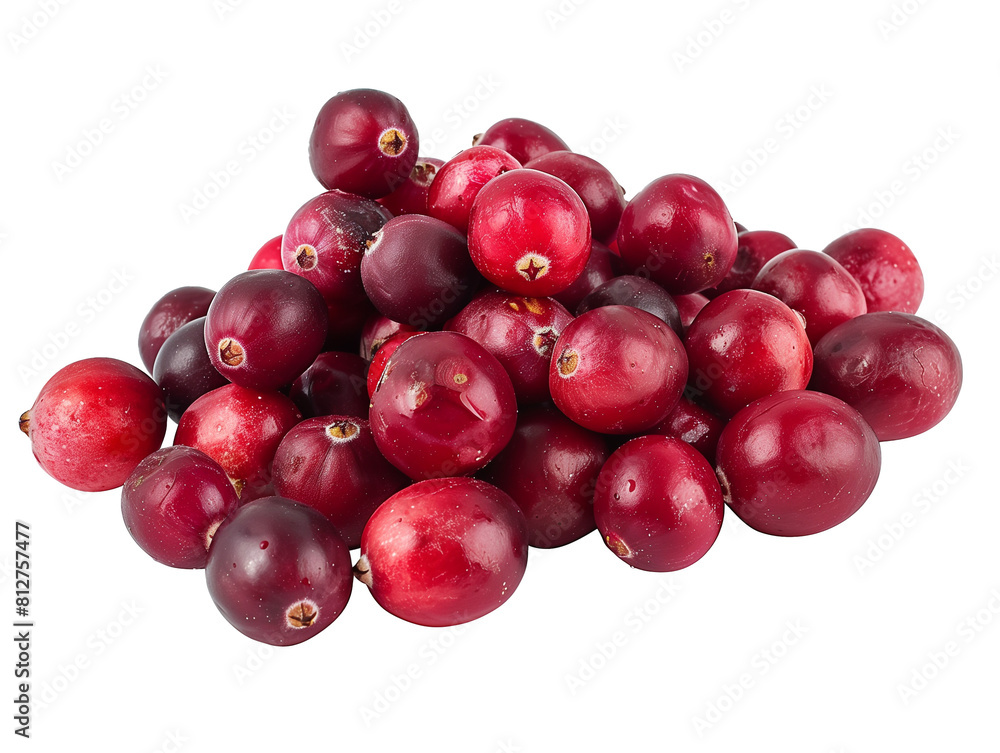 A Pile of Cranberries with a Transparent Background PNG A Pile of Cranberries with a Transparent Background PNG