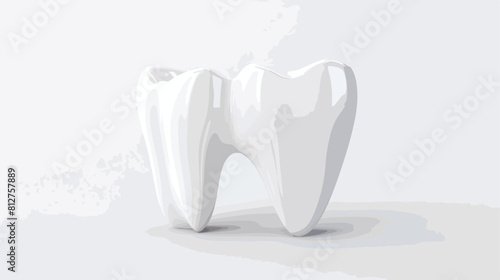 3D render tooth. Teeth whitening. Dental medicine a