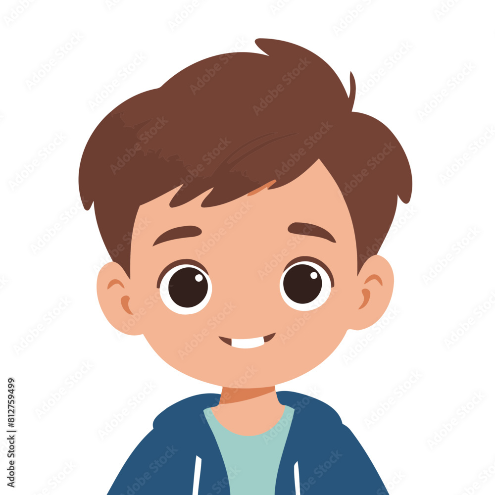Vector illustration of a delightful Boy for early readers' enjoyment Vector illustration of a delightful Boy for early readers' enjoyment