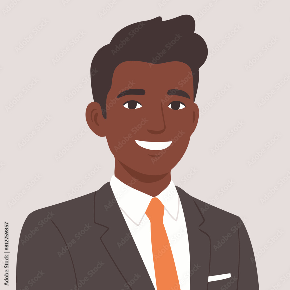Cute Businessman for early readers' adventure books vector illustration Cute Businessman for early readers' adventure books vector illustration