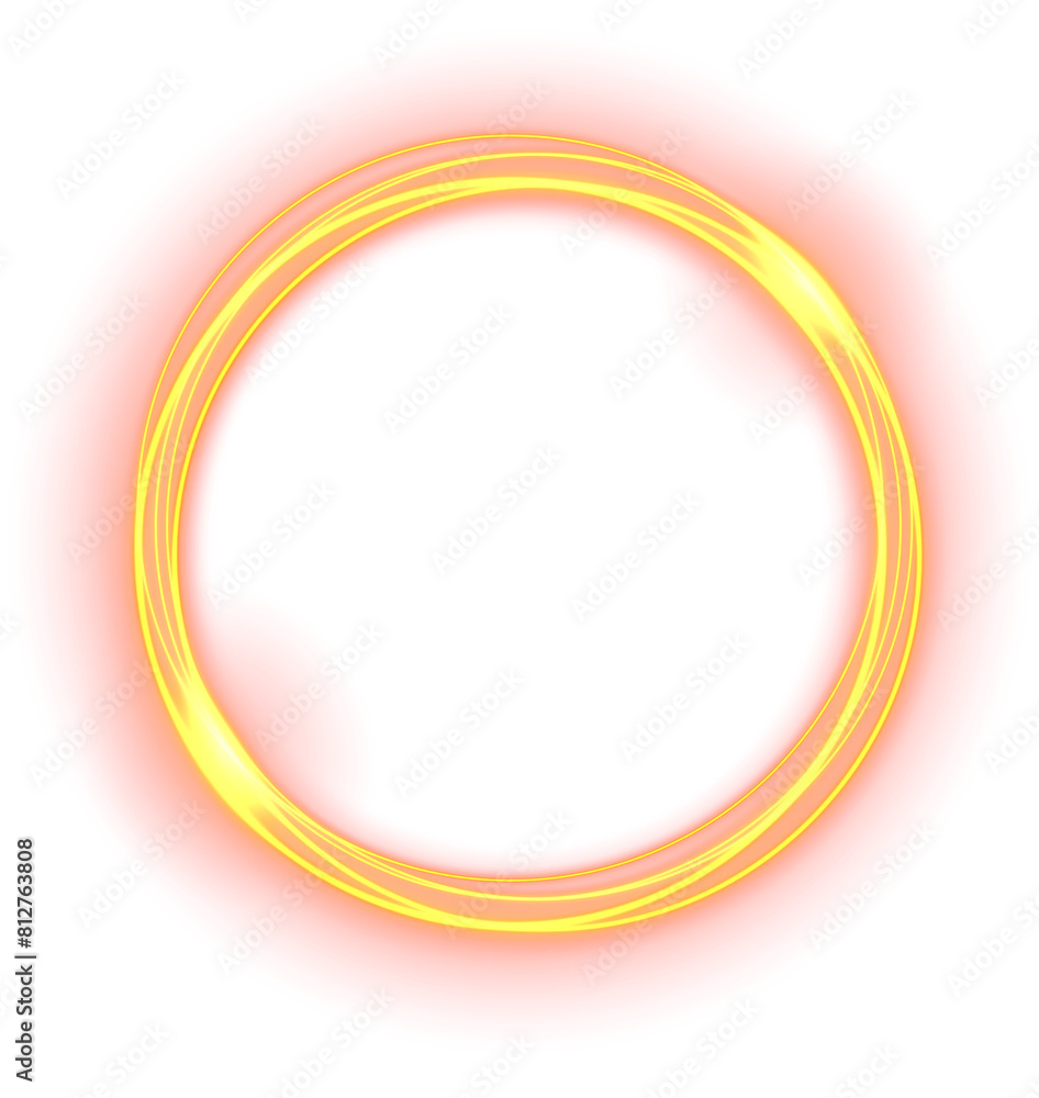 Golden Glowing Circle Golden Glowing Circle