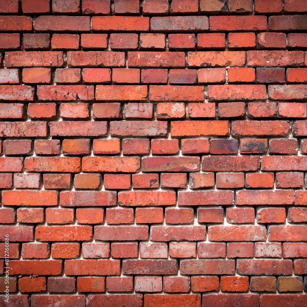 Obraz premium Background of old brick wall pattern texture.