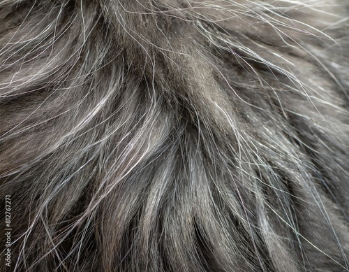 cat fur hair texture close up